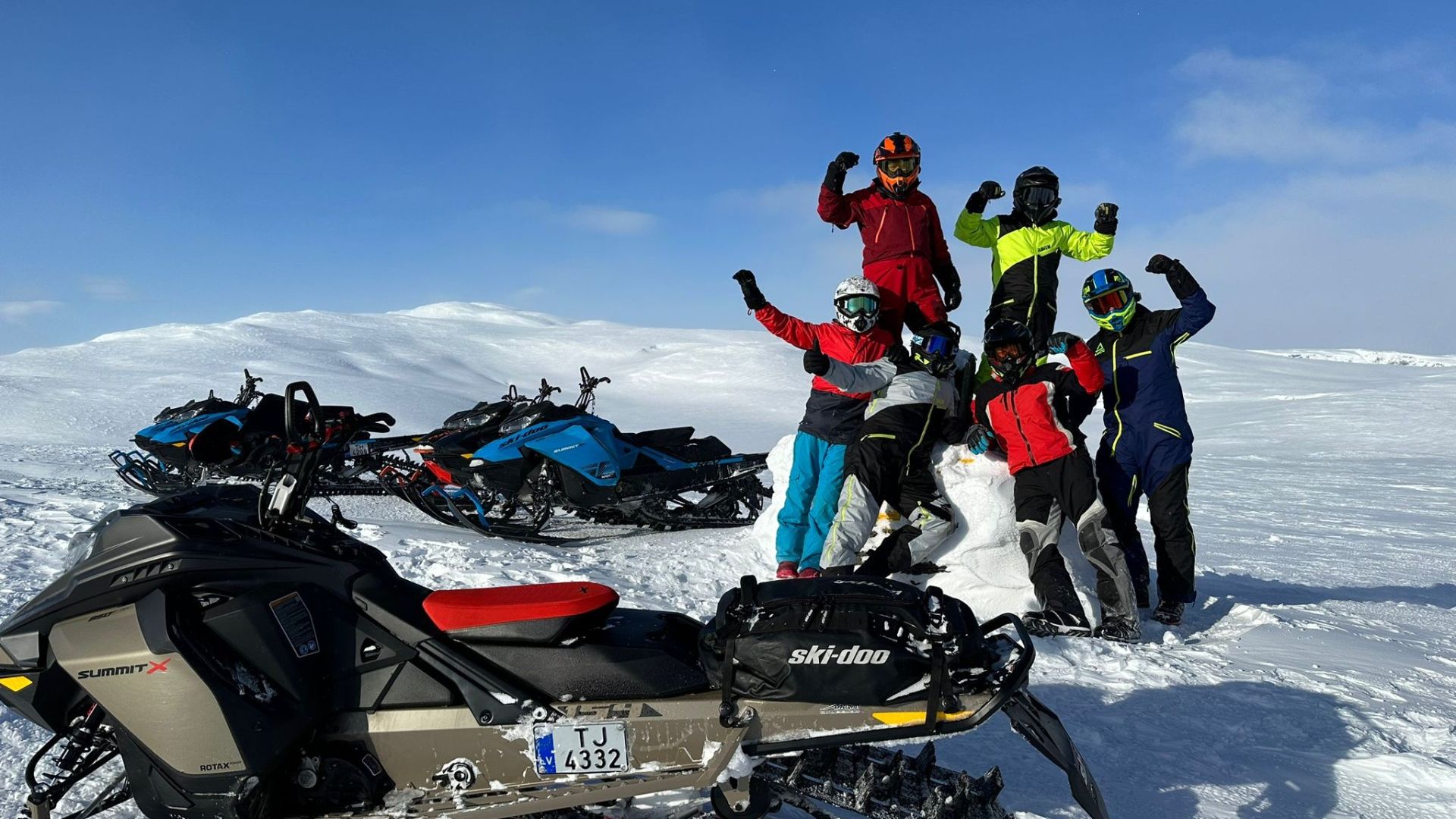 Galerija Sniega motociklu ekspedīcija Zviedrijā! (2)